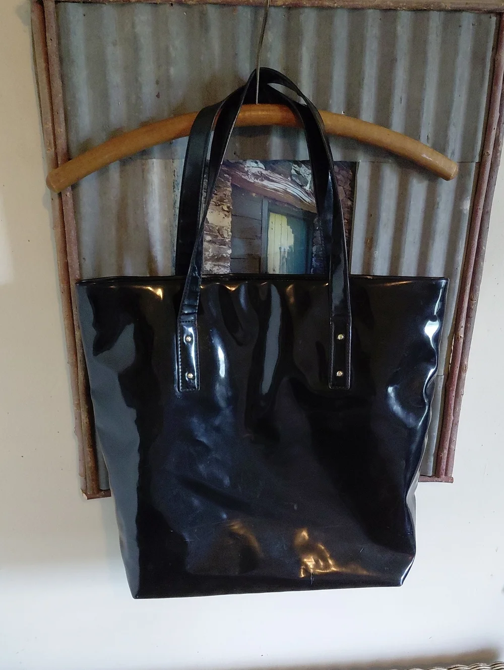 kate spade Patent Big Apple Tote Bon Shopper